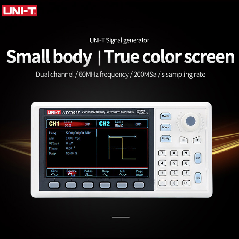 UNI-T UTG932E UTG962E Fonksiyo - Dual Channel Arbitrary Waveform Function Generator 60Mhz incelemesi ve fiyatı