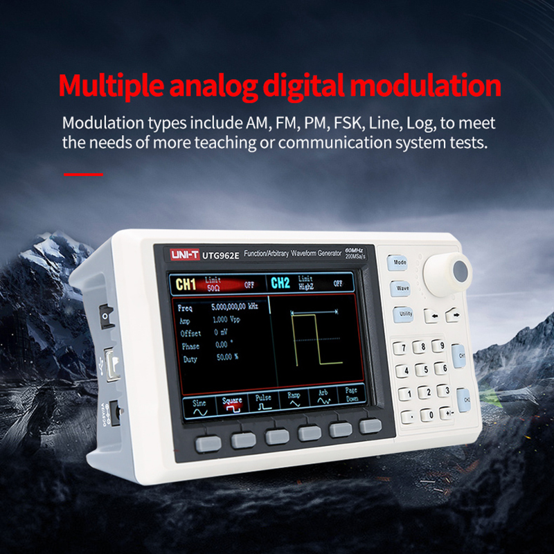 UNI-T UTG932E UTG962E Fonksiyo - Dual Channel Arbitrary Waveform Function Generator 60Mhz incelemesi ve fiyatı