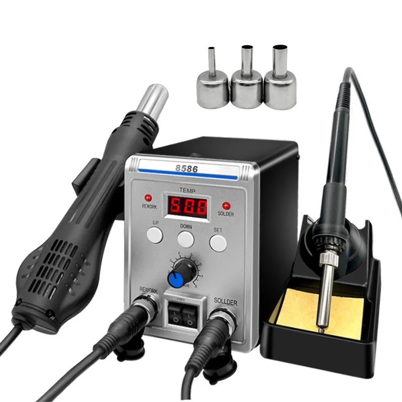 8586 2'si 1 Arada Lehimleme İs - Smd Rework Station Hot Air Soldering 2 In 1 incelemesi ve fiyatı